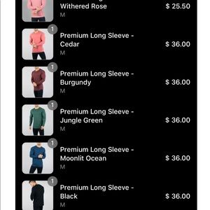 Alphalete premium long sleeve collection